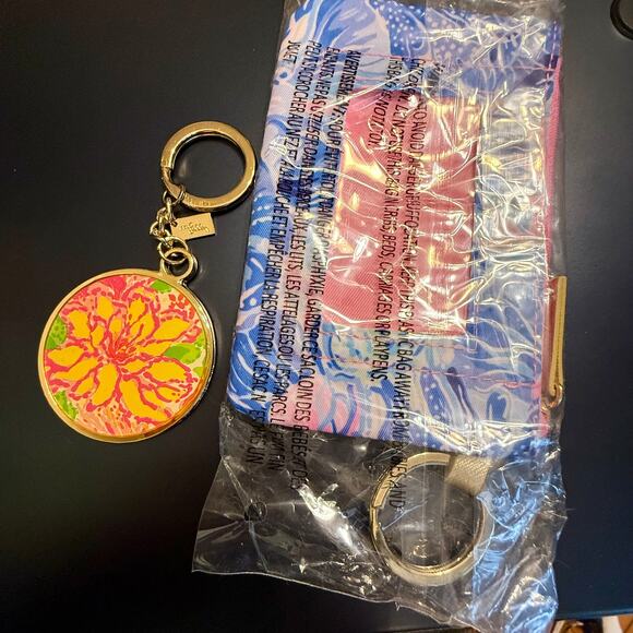 Lilly Pulitzer Key Ring & ID Case - Picture 3 of 5